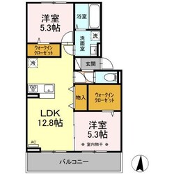 D-room　GRACIA　B棟の物件間取画像